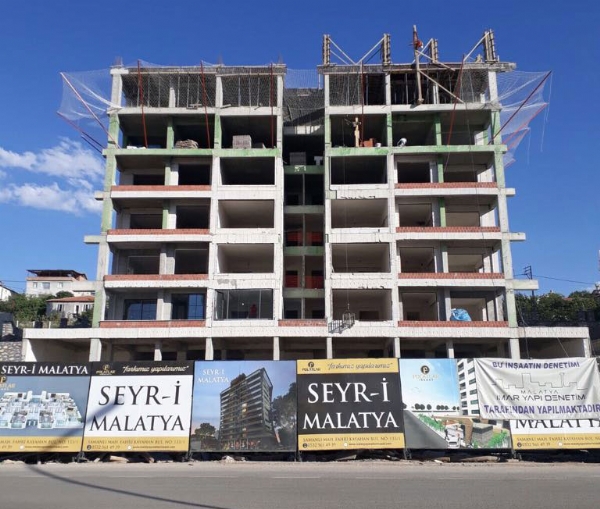Seyr-i Malatya 7. kat betonu atıldı.
